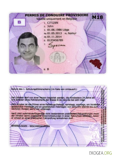 Belgium Provisional template